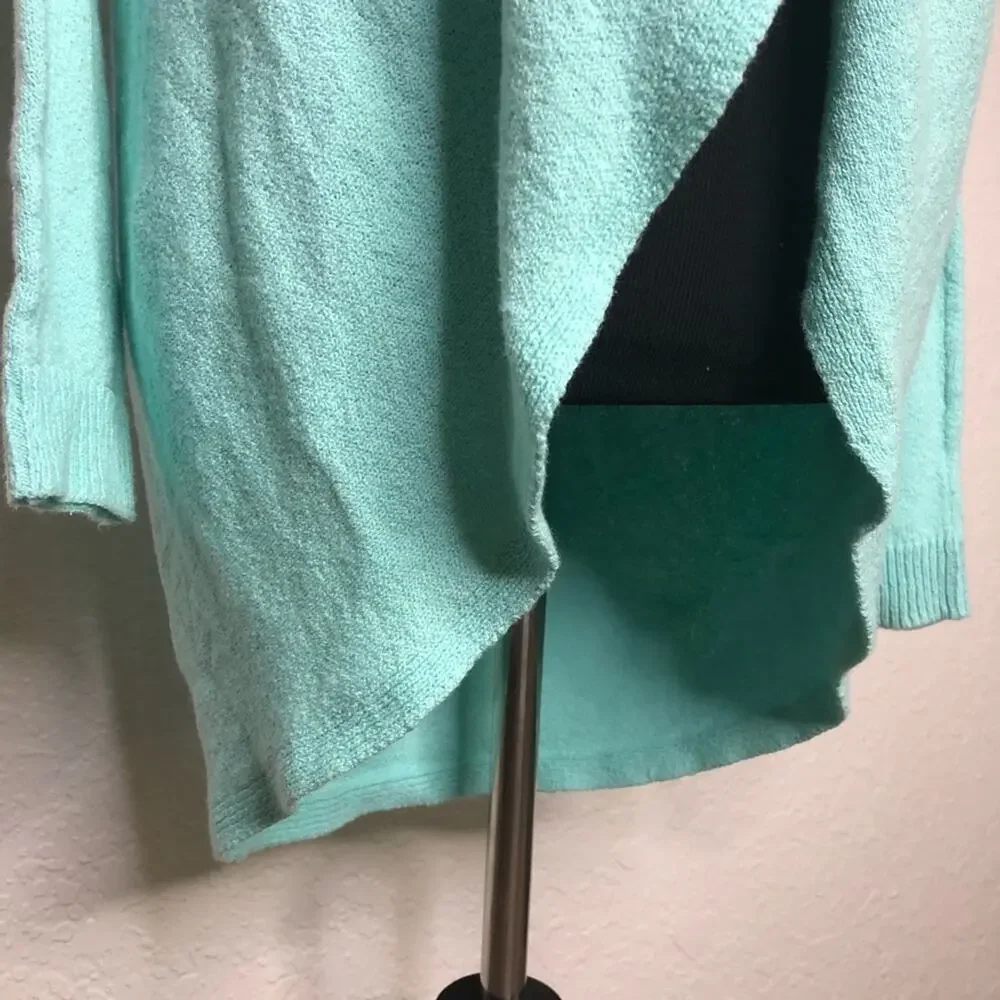 Lilly Pulitzer light blue green open front cardigan size Extra Small XS